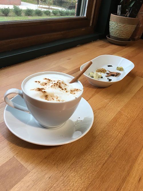 The Chai Tea Latte is one of the more popular menu choices at Culteavo. Culteavo was opened in Unionville in July 2015. It has become a popular place for a serene, contemporary atmosphere.