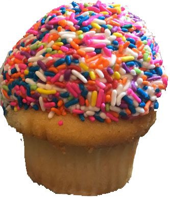 Sugar Sweet-- The Plain Jane cupcake from NoRA Cupcake Company is the most popular dessert. The cupcake has a soft, light vanilla cake with a thick layer of vanilla buttercream that is covered in a layer of rainbow sprinkles.