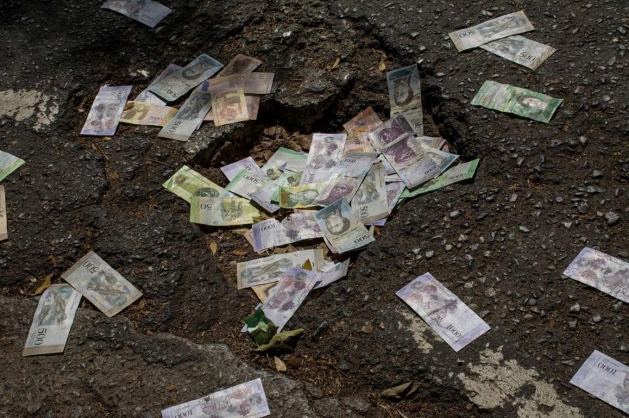 Not worth much -- Money on the streets of Venezuela prove the currency is essentially worthless.
Venezuela continues to struggle with economic issues under its current leadership.