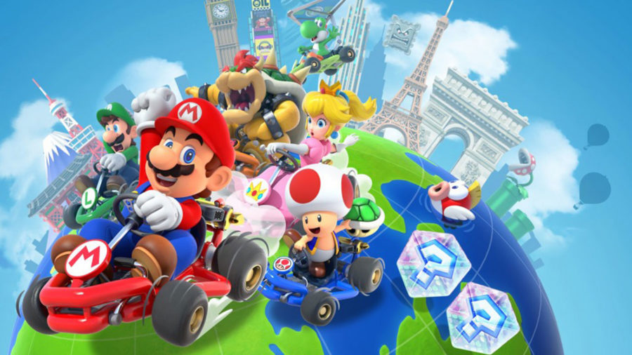 Mario madness-- Mario Kart Tour, released September 25, highlights global connection, as people all over the world begin to play.
The game is available to Apple and Android users.
