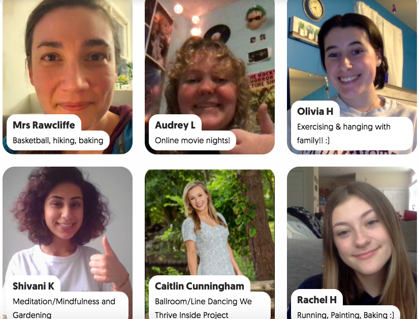 Thriving together-- High school teachers and students discuss their methods of thriving on a collaborative Flipgrid, which is being used to celebrate the We Thrive Inside campaign. Students and staff are asked to share videos to the Flipgrid during the week of May 11-15. 