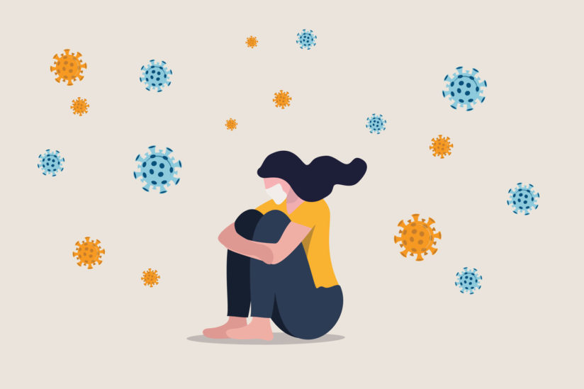 Under the mask -- Social distancing is a great way to conquer the COVID-19 virus, but takes a big hit on
mental health. We must normalize talking about the mental health struggles that come with isolation.